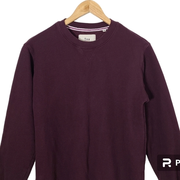 Aritzia TNA Cozy Fleece Perfect Crew Sweatshirt Women's Size XS - Picture 3 of 16